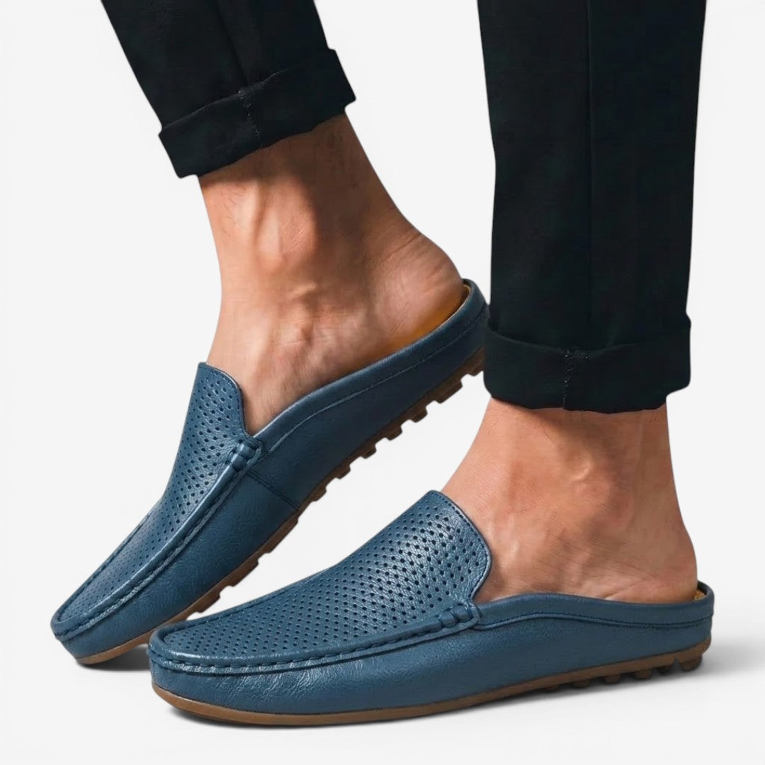 Jorvalore | Men's Summer Mule Loafers Breathable Slip-On Walking Shoes