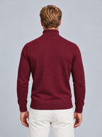 Jorvalore | Men’s Textured Roll-Neck Knit Jumper – Long Sleeve Winter Knitwear