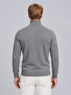 Jorvalore | Men’s Textured Roll-Neck Knit Jumper – Long Sleeve Winter Knitwear