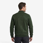 Jorvalore | Men’s Textured Stand Collar Jacket Lightweight Zip-Up