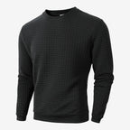 Jorvalore | Men's Textured Sweatshirt Long Sleeve Casual Pullover