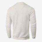 Jorvalore | Men's Textured Sweatshirt Long Sleeve Casual Pullover