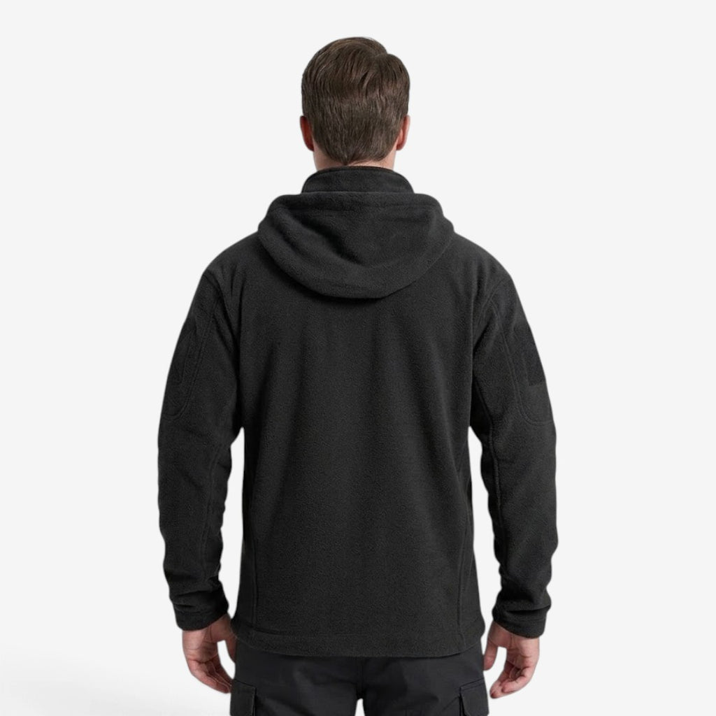 Jorvalore | Men’s Thick Fleece Jacket Hooded Multi Pocket Warm Coat