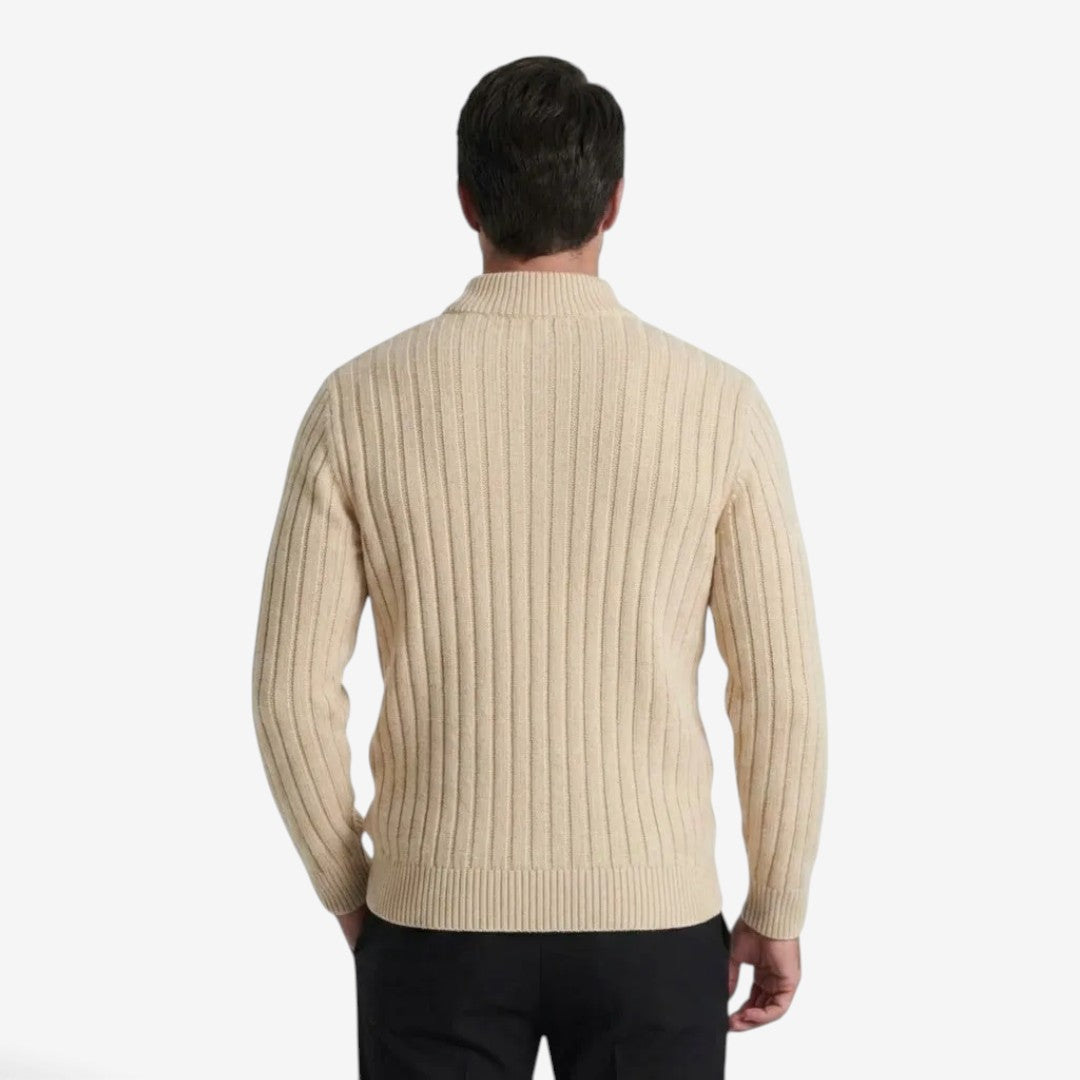 Jorvalore | Men's Thick Knit Winter Jumper Warm Twisted Knitwear