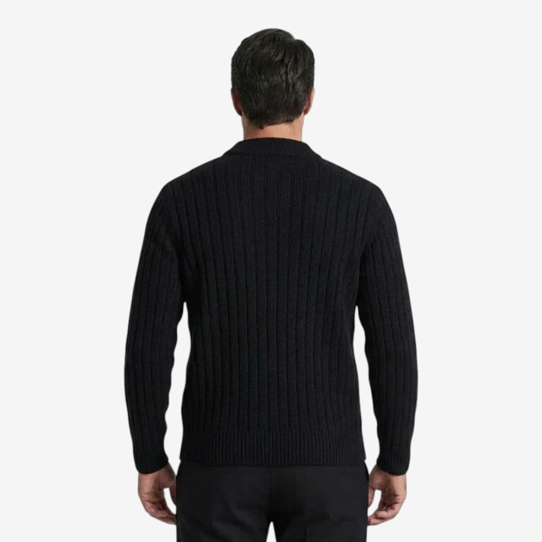 Jorvalore | Men's Thick Knit Winter Jumper Warm Twisted Knitwear