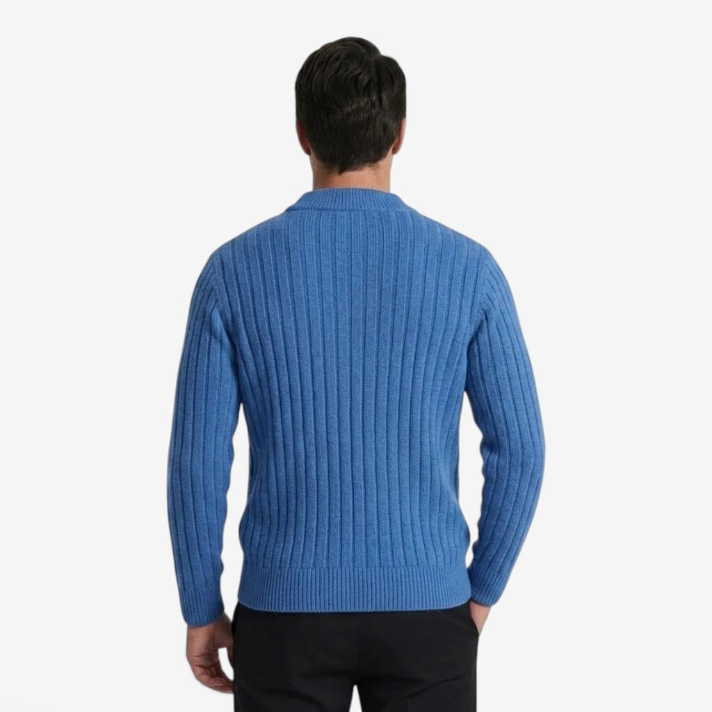 Jorvalore | Men's Thick Knit Winter Jumper Warm Twisted Knitwear