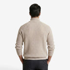 Jorvalore | Men's Thick Quarter Zip Knit Jumper for Autumn & Winter