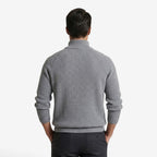 Jorvalore | Men's Thick Quarter Zip Knit Jumper for Autumn & Winter