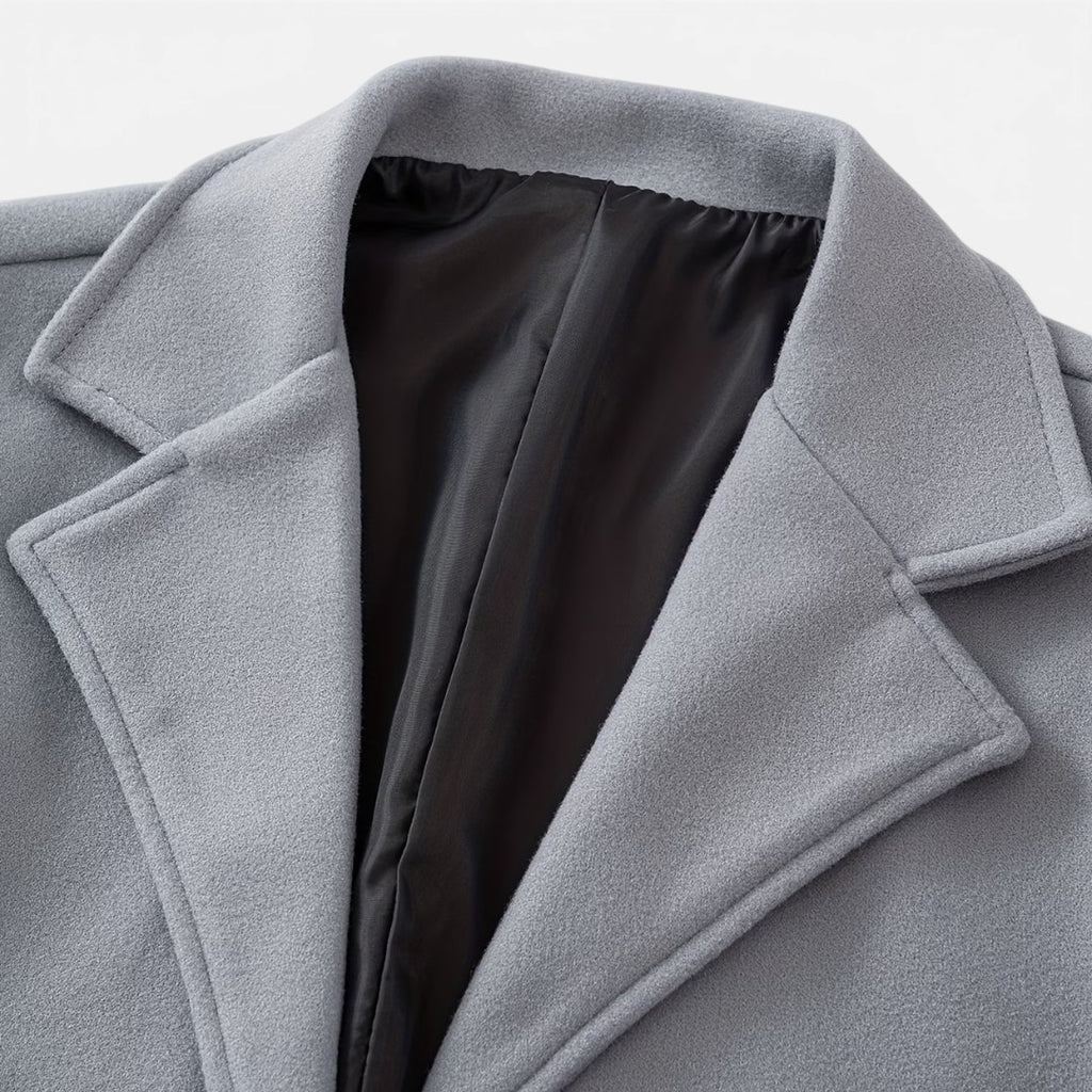 Jorvalore | Men's Trench Coat Long Slim Fit Formal Winter Overcoat