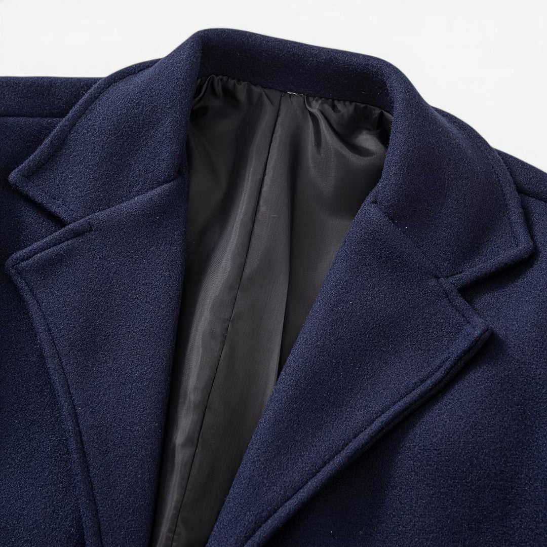 Jorvalore | Men's Trench Coat Long Slim Fit Formal Winter Overcoat