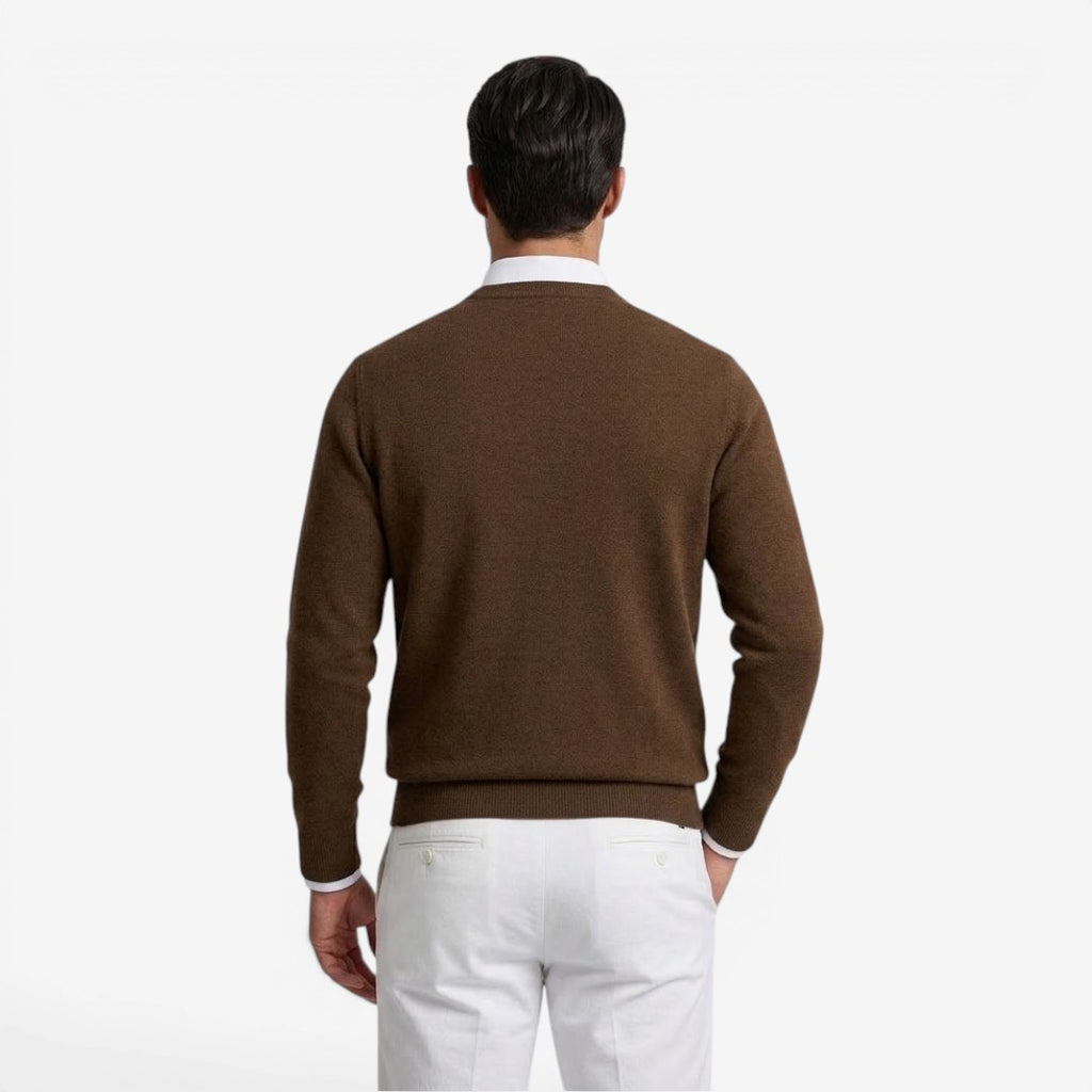 Jorvalore | Men's V-Neck Knit Jumper for Smart Casual Wear