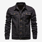 Jorvalore | Men’s Vintage Denim Jacket Slim Fit Classic Lapel