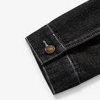 Jorvalore | Men’s Vintage Denim Jacket Slim Fit Classic Lapel