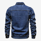Jorvalore | Men’s Vintage Denim Jacket Slim Fit Classic Lapel