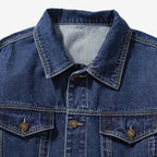 Jorvalore | Men’s Vintage Denim Jacket Slim Fit Classic Lapel