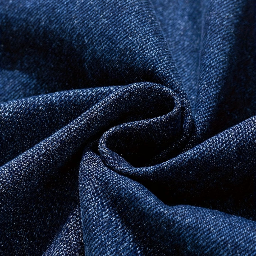Jorvalore | Men’s Vintage Denim Jacket Slim Fit Classic Lapel