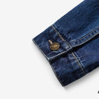 Jorvalore | Men’s Vintage Denim Jacket Slim Fit Classic Lapel