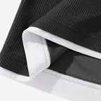Jorvalore | Men's Waffle Knit Layered Long Sleeve Top
