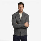 Jorvalore | Men's Warm Cable Knit Cardigan for Autumn & Winter