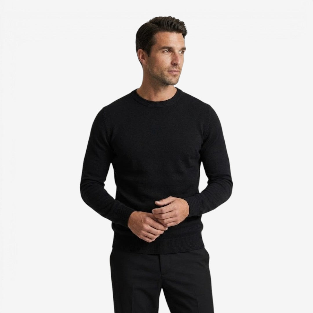 Jorvalore | Men's Warm Crew Neck Knit Jumper for Everyday Comfort