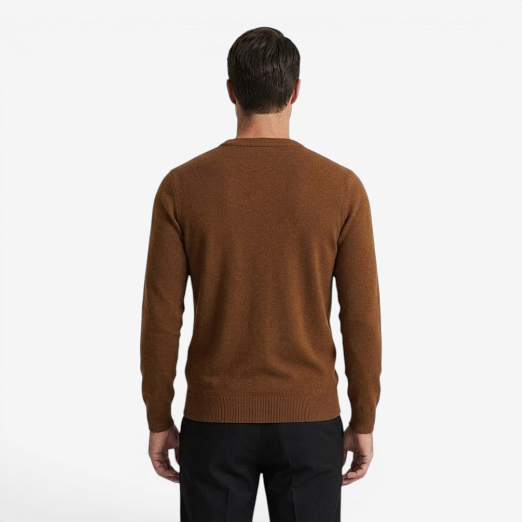 Jorvalore | Men's Warm Crew Neck Knit Jumper for Everyday Comfort