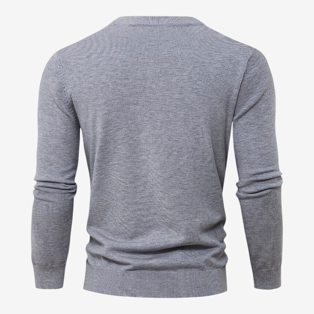 Jorvalore | Men's Warm Crew Neck Knit Jumper for Everyday Comfort