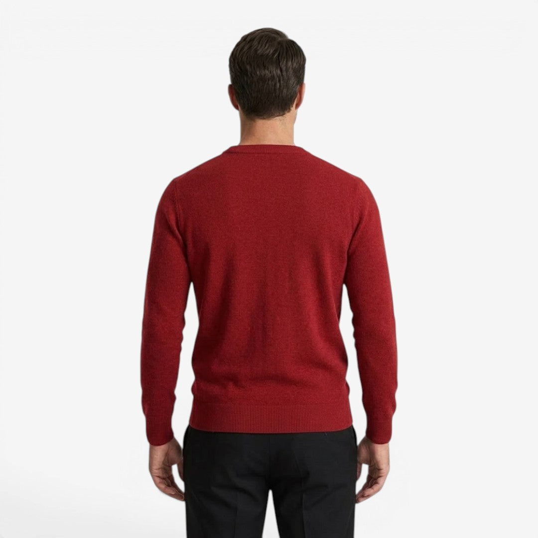 Jorvalore | Men's Warm Crew Neck Knit Jumper for Everyday Comfort
