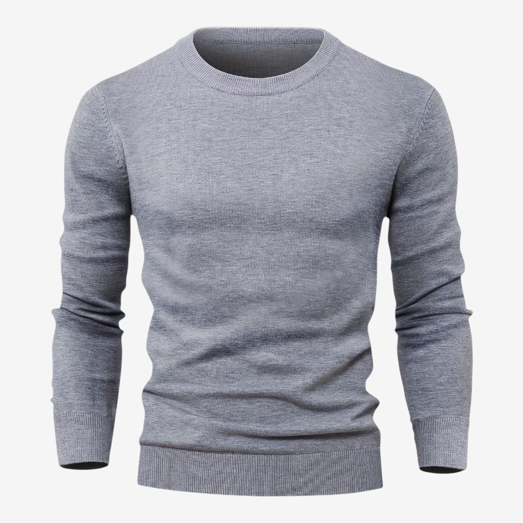 Jorvalore | Men's Warm Crew Neck Knit Sweatshirt for Everyday Comfort
