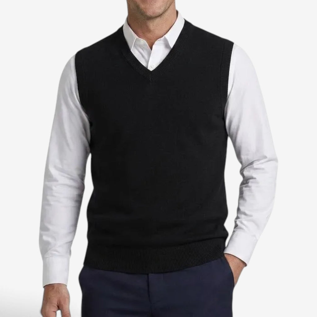 Jorvalore | Men's Warm Knit Slipover for Smart Casual Layering
