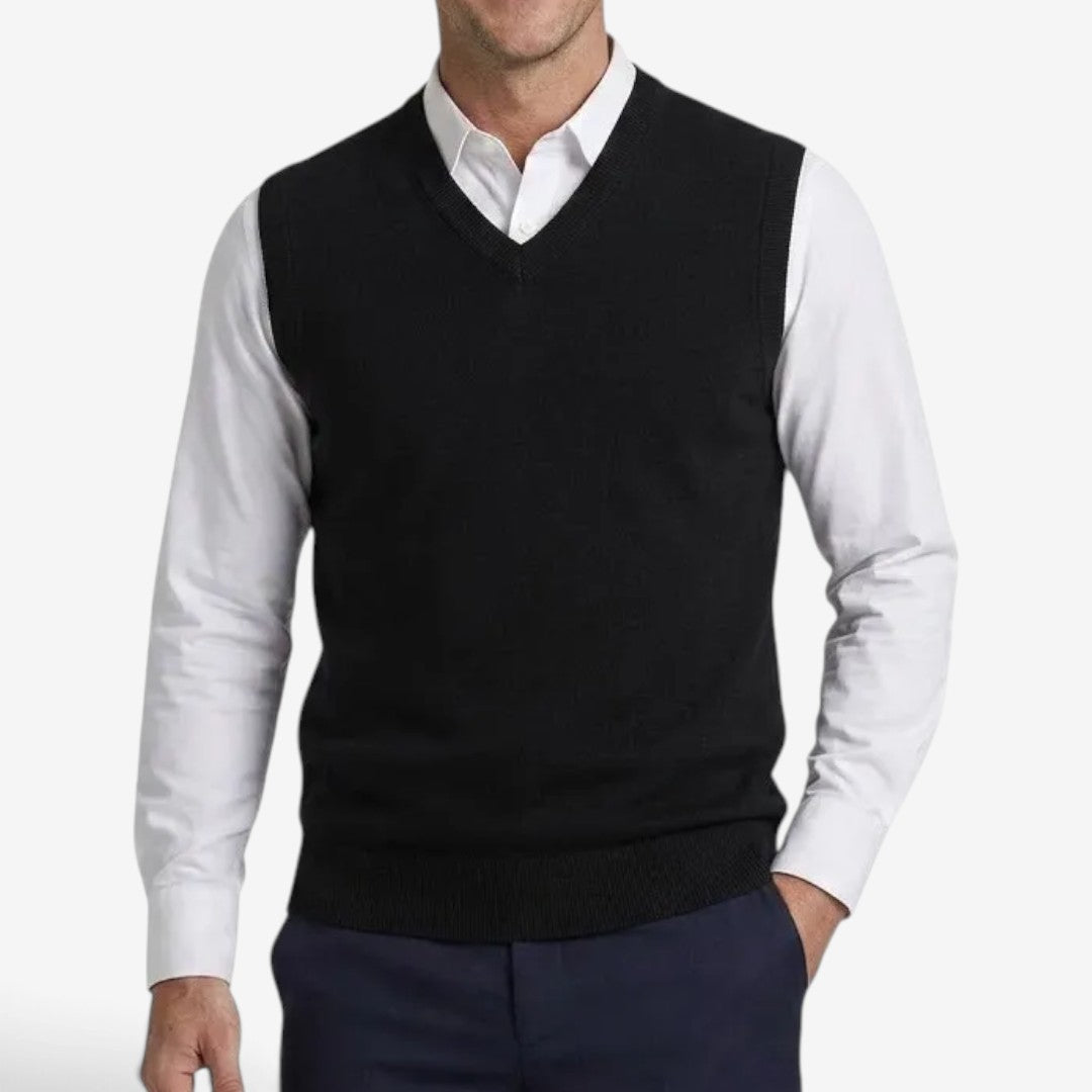 Jorvalore | Men's Warm Knit Slipover for Smart Casual Layering