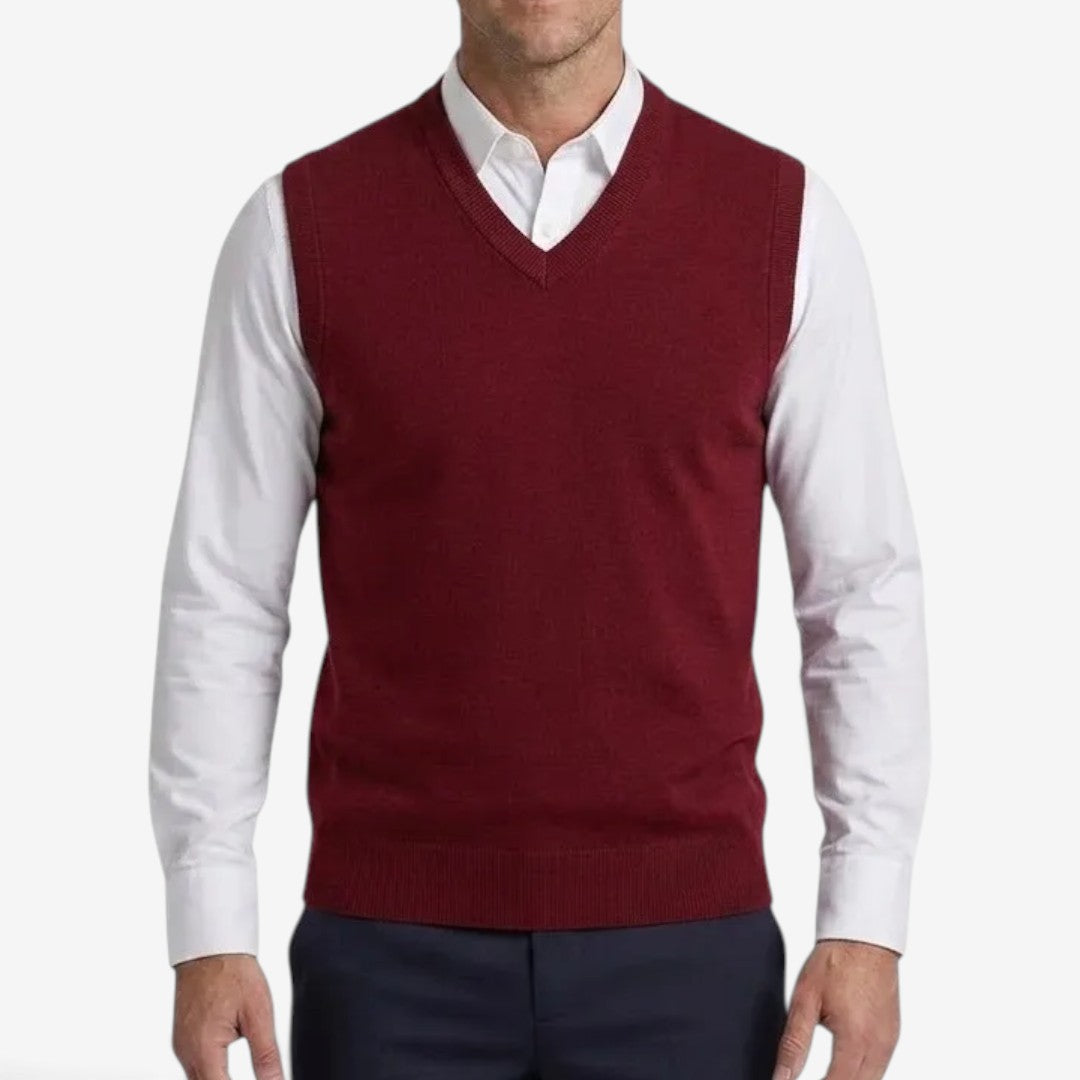 Jorvalore | Men's Warm Knit Slipover for Smart Casual Layering