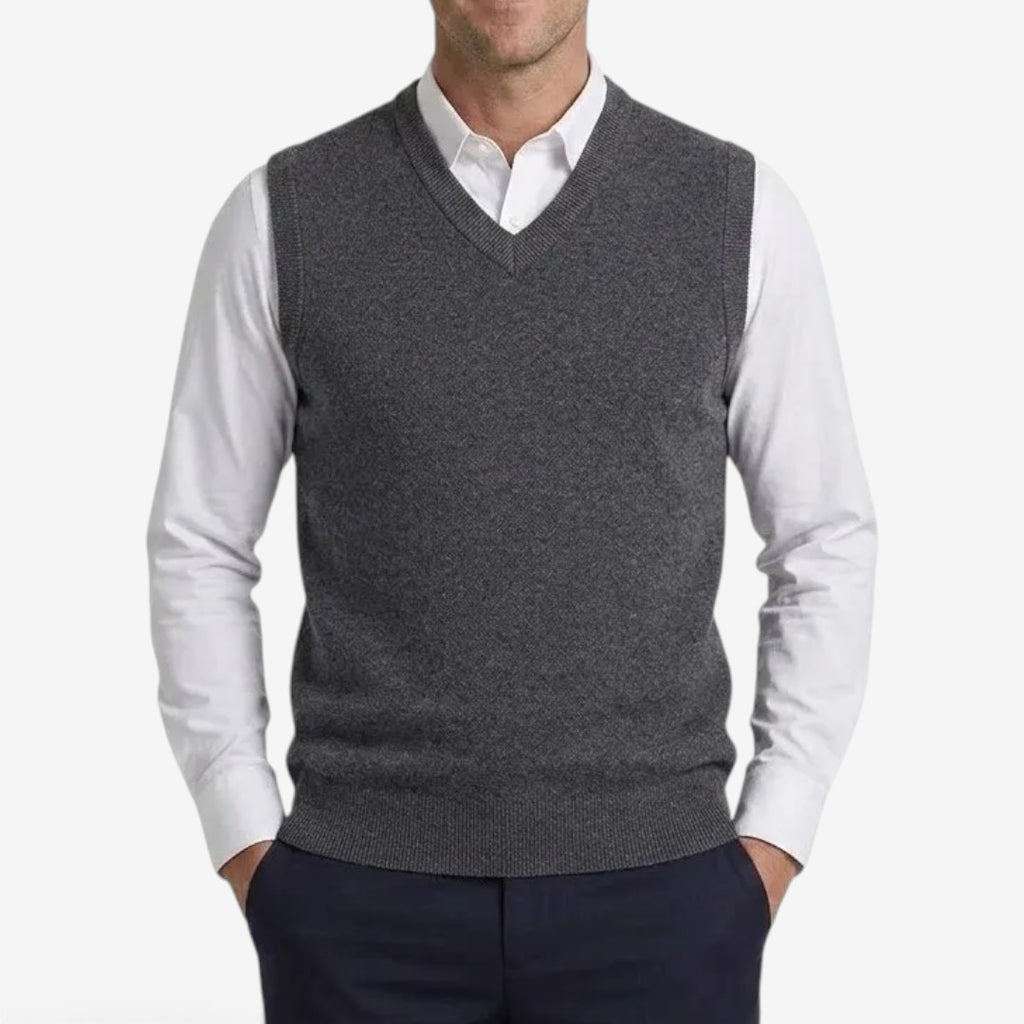 Jorvalore | Men's Warm Knit Slipover for Smart Casual Layering