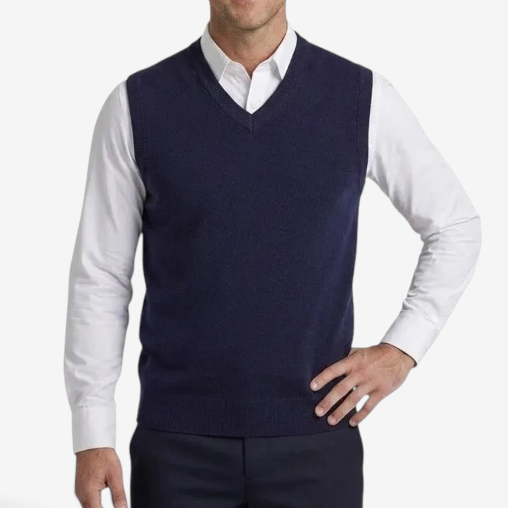 Jorvalore | Men's Warm Knit Slipover for Smart Casual Layering