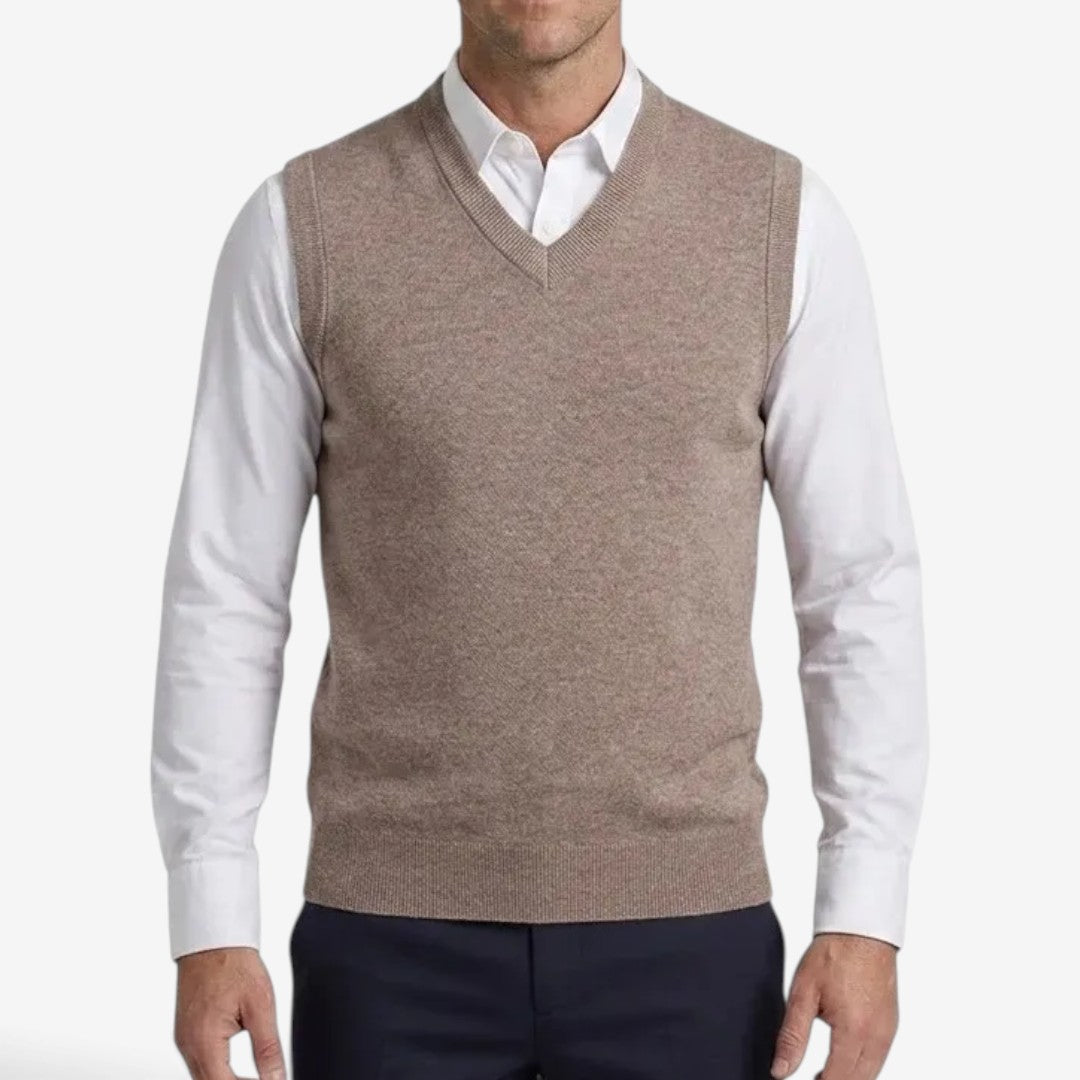 Jorvalore | Men's Warm Knit Slipover for Smart Casual Layering