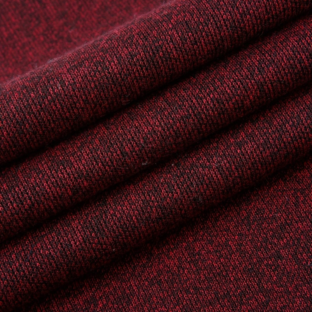 Jorvalore | Men's Warm Quarter Zip Jacquard Jumper Classic Knit