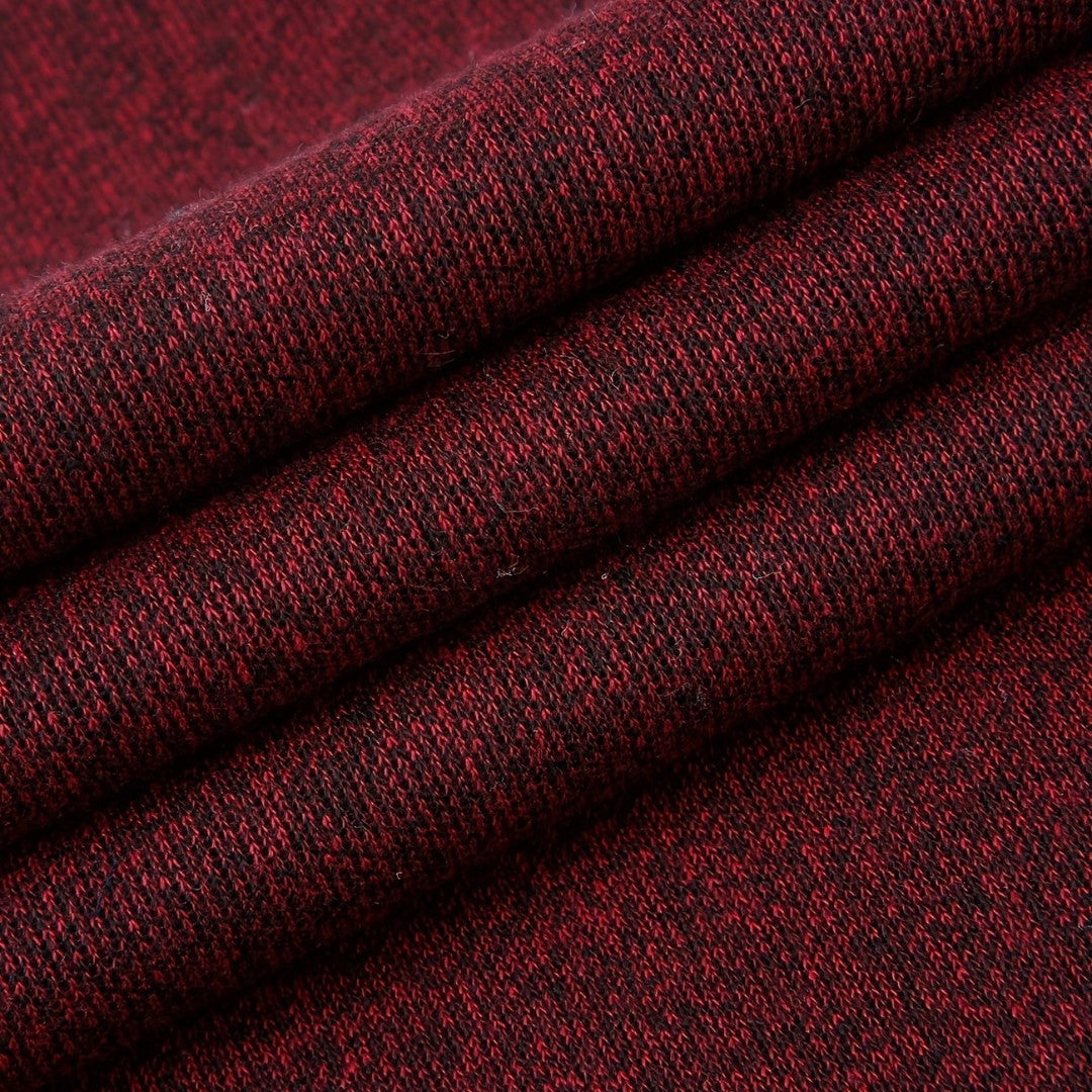 Jorvalore | Men's Warm Quarter Zip Jacquard Jumper Classic Knit