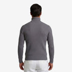 Jorvalore | Men's Warm Ribbed Knit Roll-Neck Jumper Slim Fit