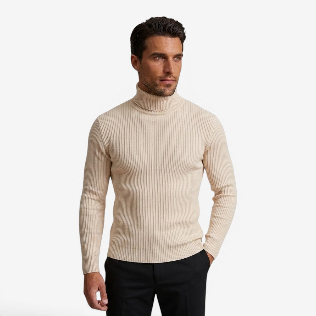 Jorvalore | Men's Warm Turtleneck Knit Jumper for Autumn & Winter