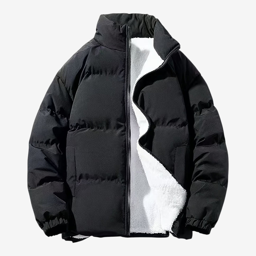 Jorvalore | Men's Winter Zip-Up Jacket Warm Stand Collar Streetwear