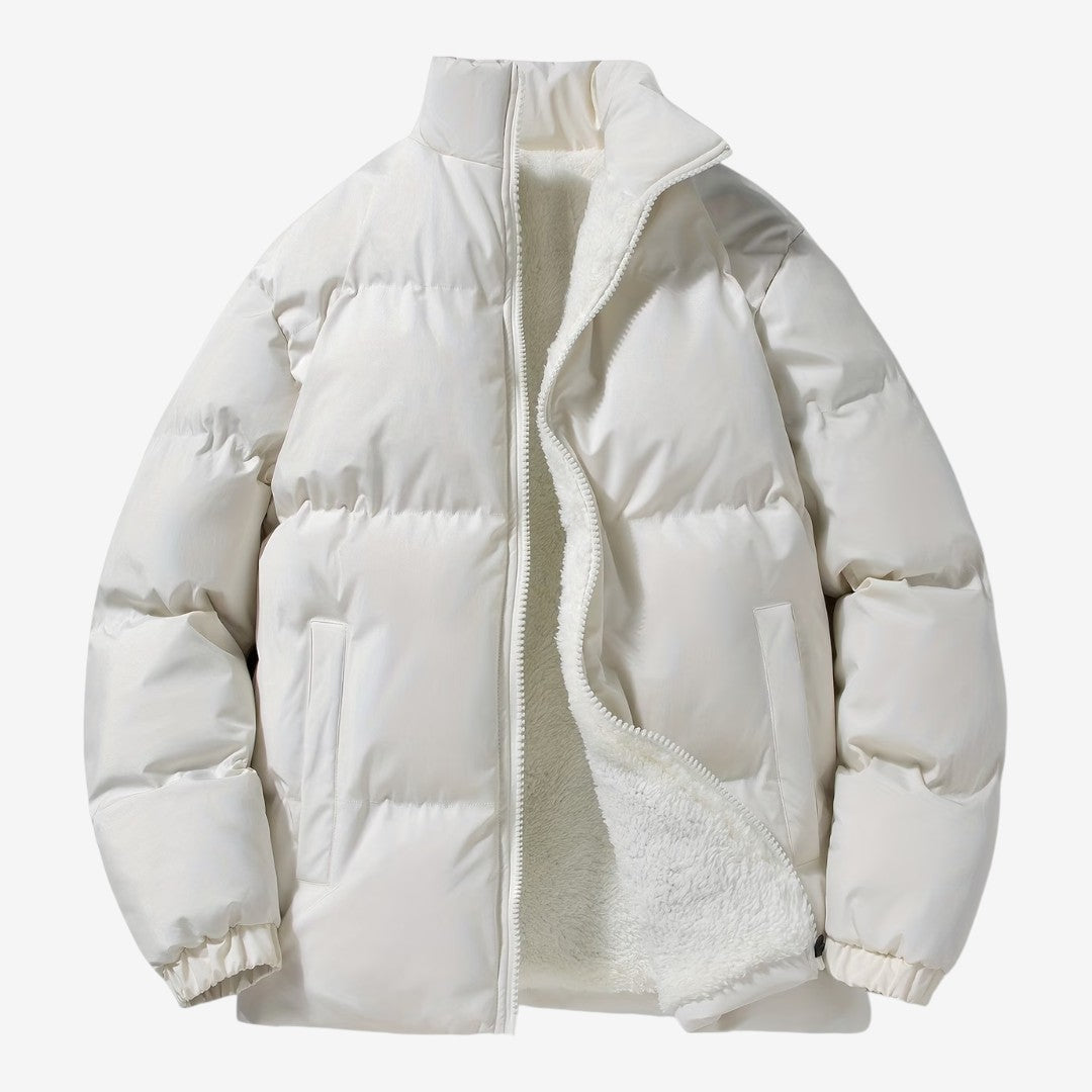 Jorvalore | Men's Winter Zip-Up Jacket Warm Stand Collar Streetwear