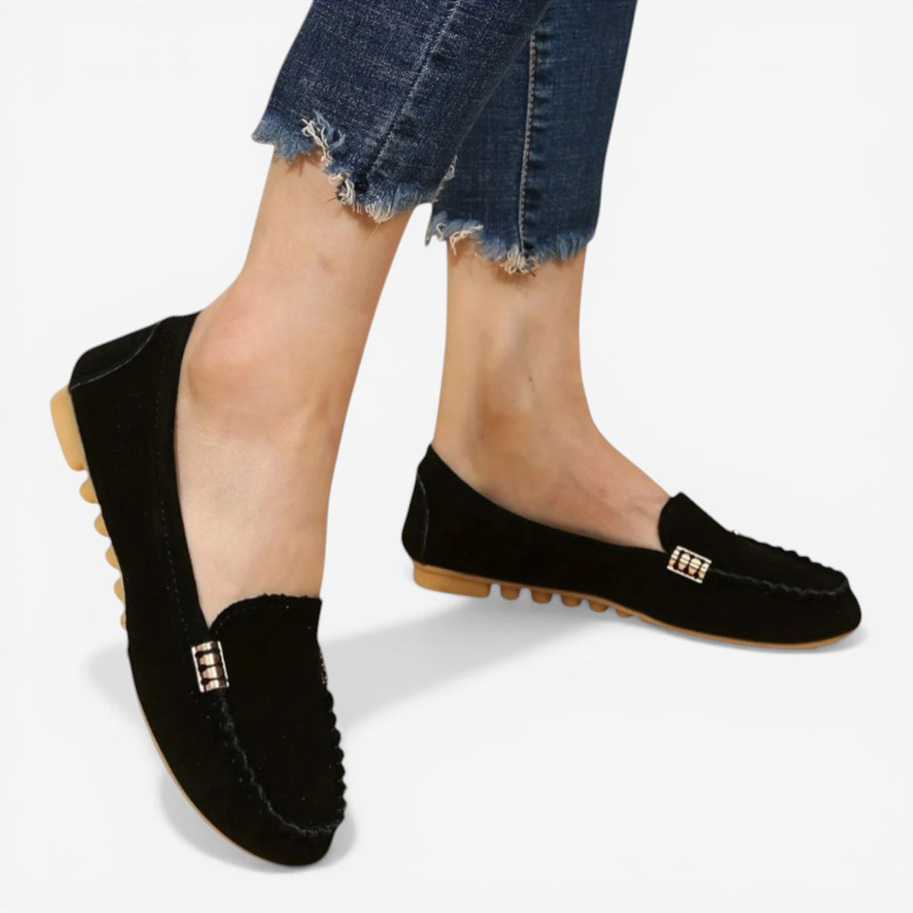 Jorvalore | Women’s Classic Slip-On Loafers Comfortable Work Flats
