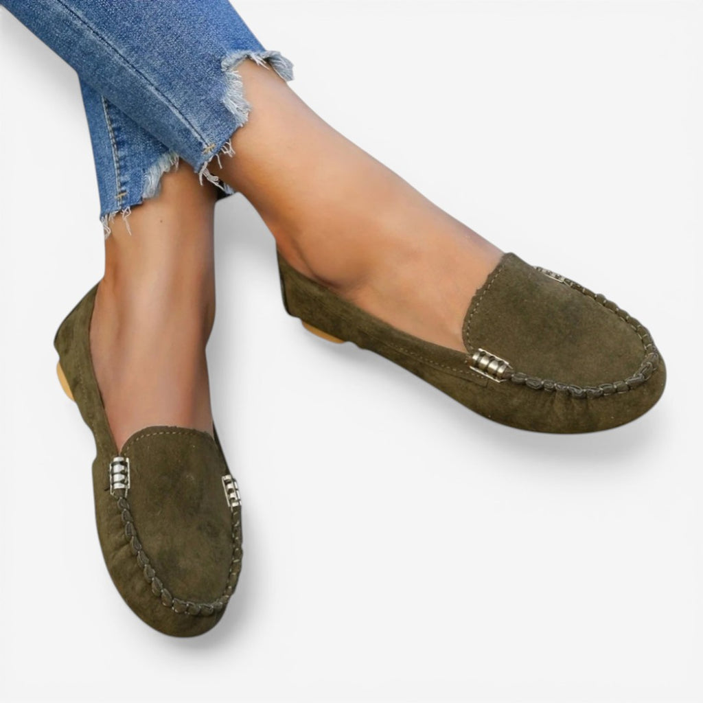 Jorvalore | Women’s Classic Slip-On Loafers Comfortable Work Flats