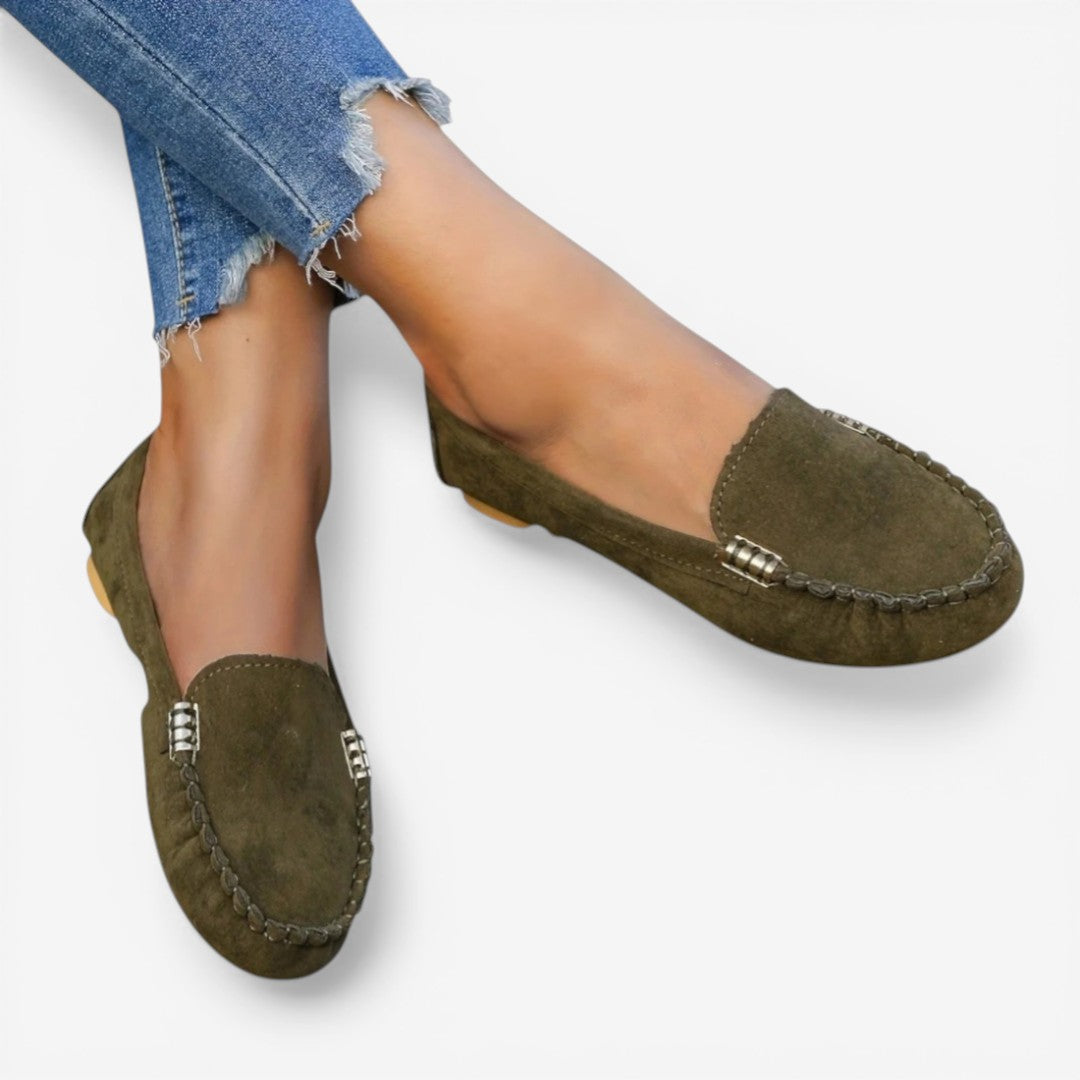 Jorvalore | Women’s Classic Slip-On Loafers Comfortable Work Flats