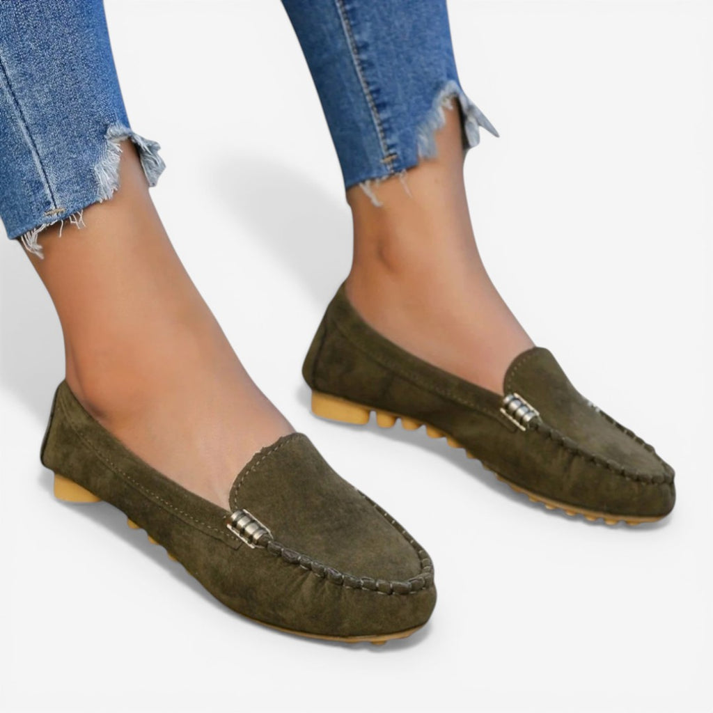 Jorvalore | Women’s Classic Slip-On Loafers Comfortable Work Flats
