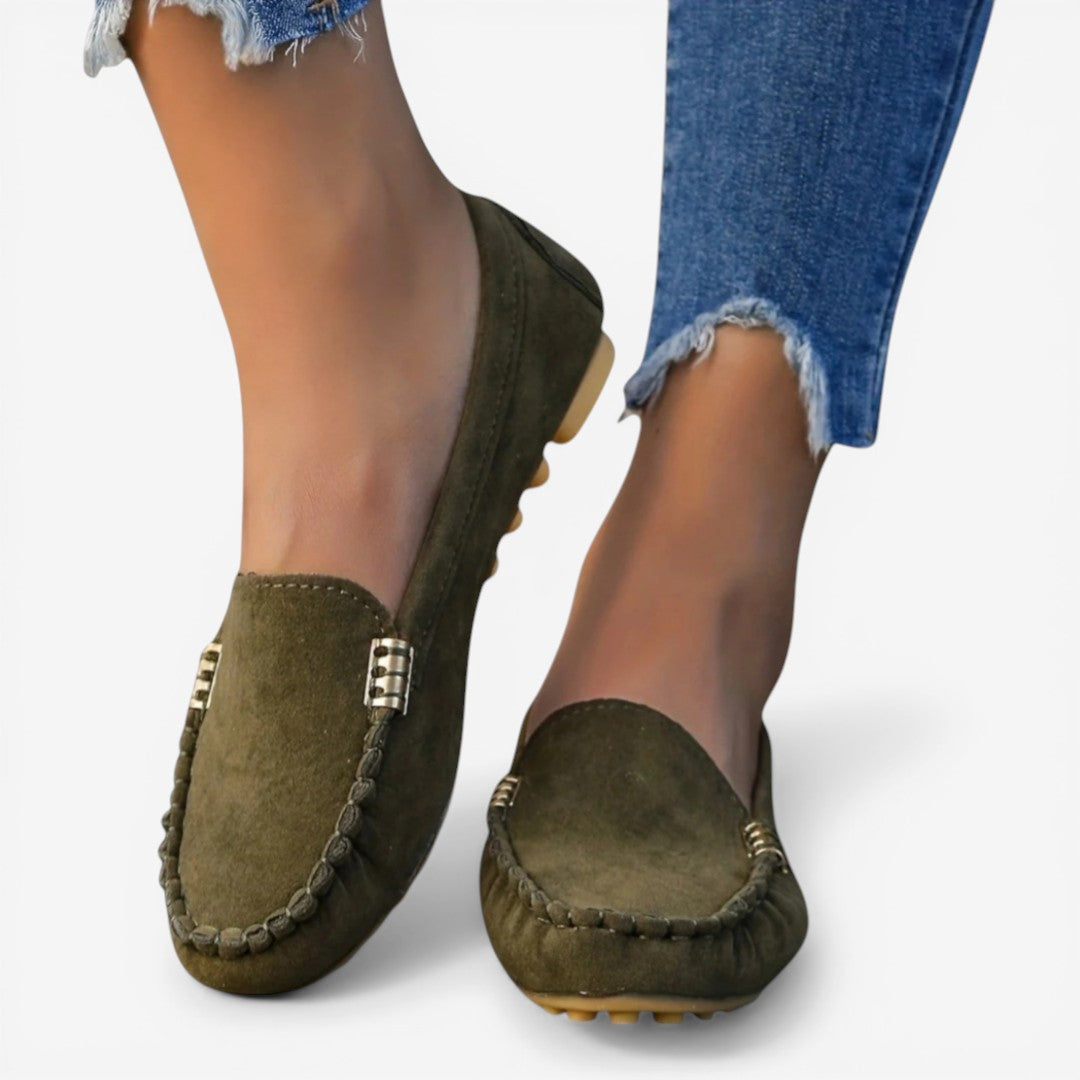 Jorvalore | Women’s Classic Slip-On Loafers Comfortable Work Flats