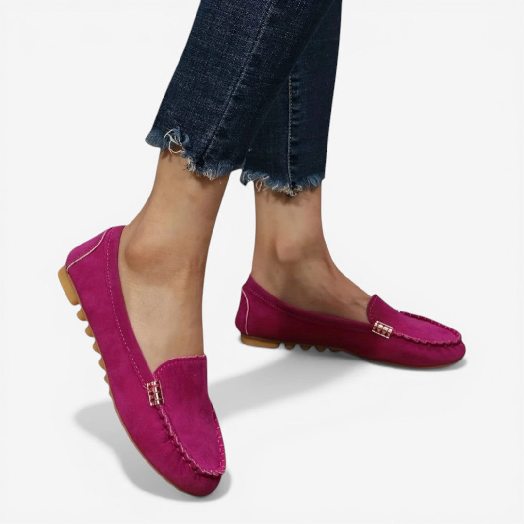 Jorvalore | Women’s Classic Slip-On Loafers Comfortable Work Flats