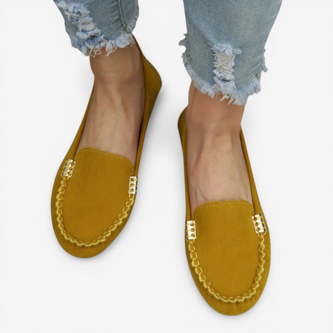 Jorvalore | Women’s Classic Slip-On Loafers Comfortable Work Flats