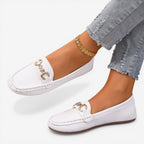 Jorvalore | Women’s Comfortable Leather Loafers Classic Flat Style