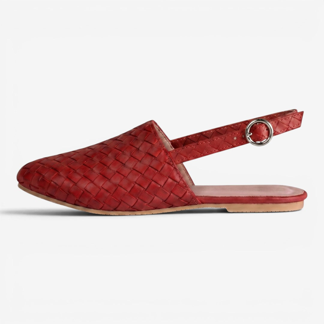 Jorvalore | Women's Comfortable Pointed Toe Sandals with Buckle Strap
