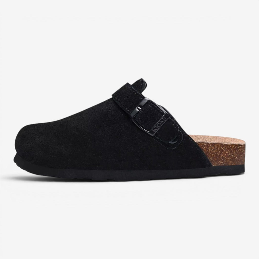 Jorvalore | Women's Comfortable Suede Clogs Adjustable Buckle Sandals